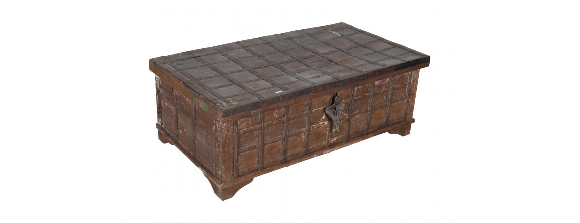 Antique Trunk with Lift Top-Cheshire Furniture Outlet