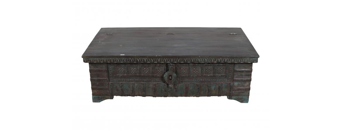Antique Trunk with Lift Top-Cheshire Furniture Outlet