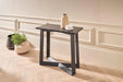 Small Console Table Clear Glass-Cheshire Furniture Outlet