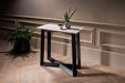 Small Console Table Clear Glass-Cheshire Furniture Outlet