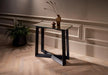 Small Console Table Clear Glass-Cheshire Furniture Outlet