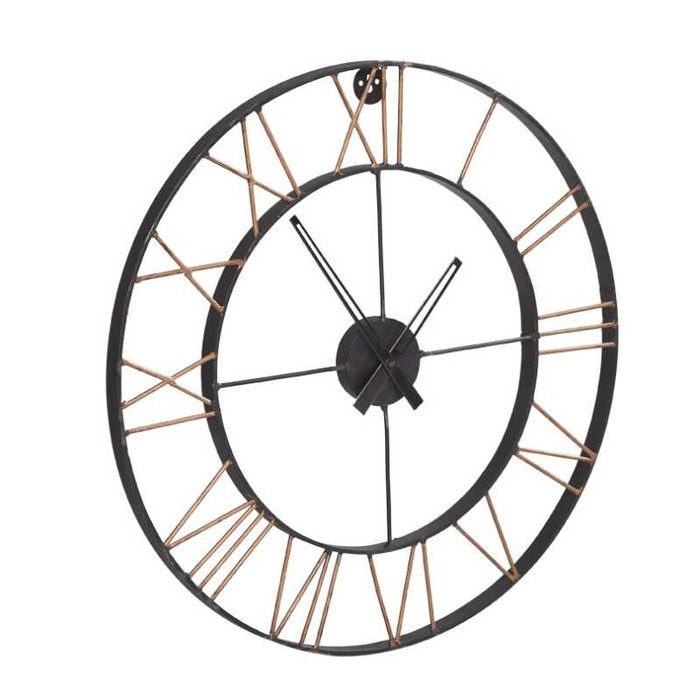 Lincoln Metal Wall Clock, Large