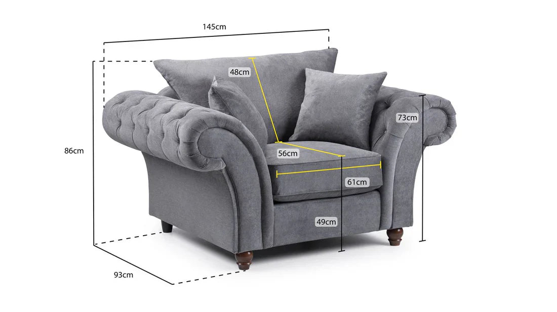 Windsor Fullback Sofa Armchair