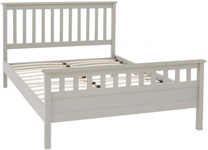 SlateComfort High Foot End Double Bed Frame-Cheshire Furniture Outlet