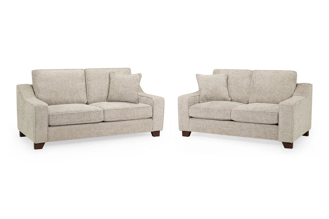 Windsor Fullback Sofa Stone 3+2 Set