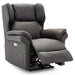 Slate Winged Back Recliner-Cheshire Furniture Outlet