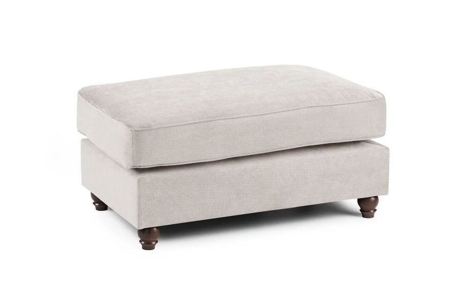 Windsor Fullback Sofa Stone Footstool — Cheshire Furniture Outlet