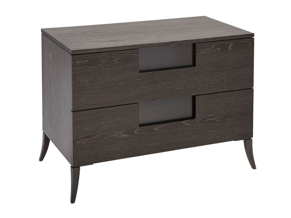 Wide Two Drawer Bedside Chest-Cheshire Furniture Outlet