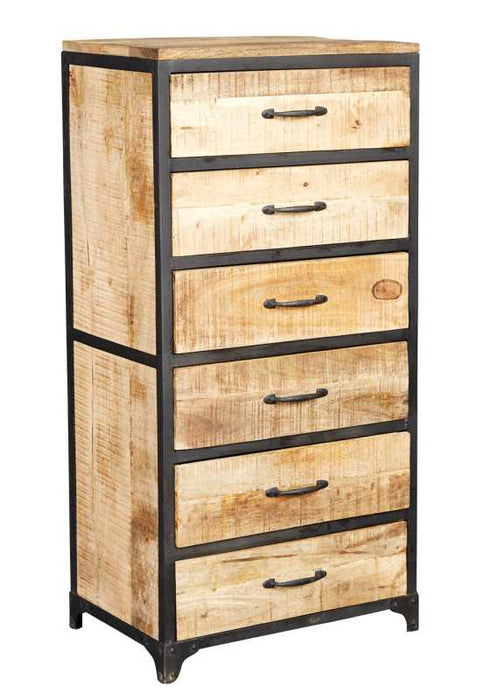 Cosmo Industrial Tall Chest