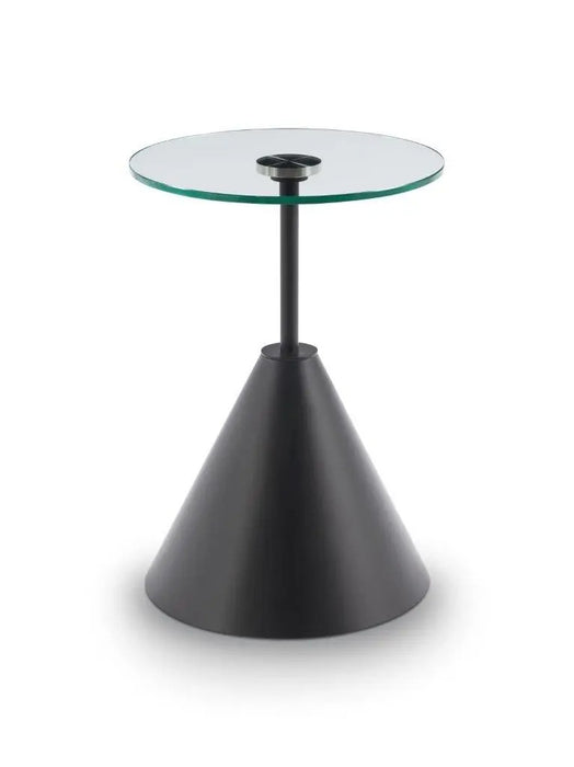 Iona Round Side Tables Brass Brushed-Cheshire Furniture Outlet