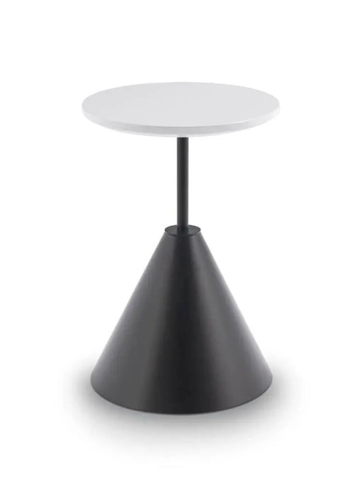 Iona Round Side Tables Black Matt Powder-Cheshire Furniture Outlet
