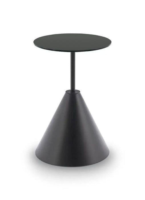 Iona Round Side Tables Black Matt Powder-Cheshire Furniture Outlet