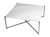 Square Coffee Table Clear Glass Top & Brass Frame-Cheshire Furniture Outlet