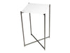 Iris Lamp Stand Clear Glass Top & Brass Frame-Cheshire Furniture Outlet