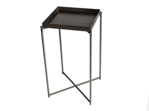 Iris Lamp Stand Brass Tray Top & Brass Frame Console Table-Cheshire Furniture Outlet