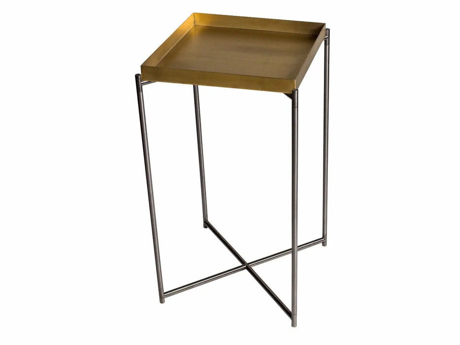 Iris Lamp Stand Brass Tray Top & Brass Frame Console Table-Cheshire Furniture Outlet