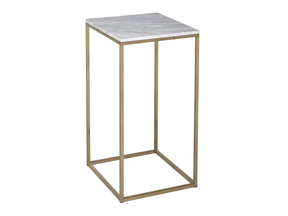 Kensal Square Lamp Stand White Glass-Cheshire Furniture Outlet