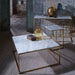 Square Lamp Stand White Marble-Cheshire Furniture Outlet