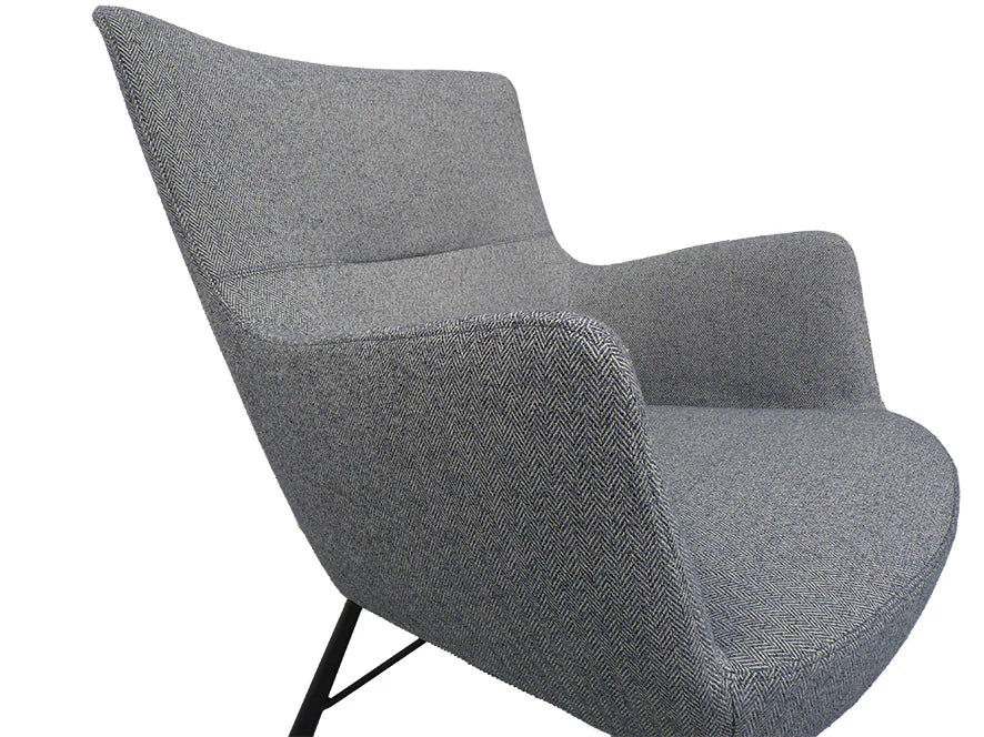 Lawson Armchair - Herringbone-Cheshire Furniture Outlet