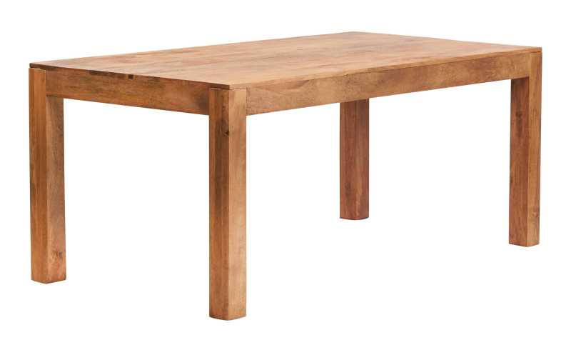 Toko Light Mango 6 FT Dining Set with Wooden Chairs