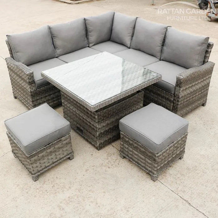 Serena Ciara Rising Table Rattan Corner Set