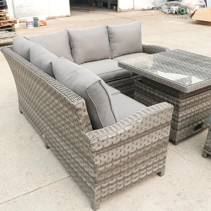 Serena Ciara Rising Table Rattan Corner Set
