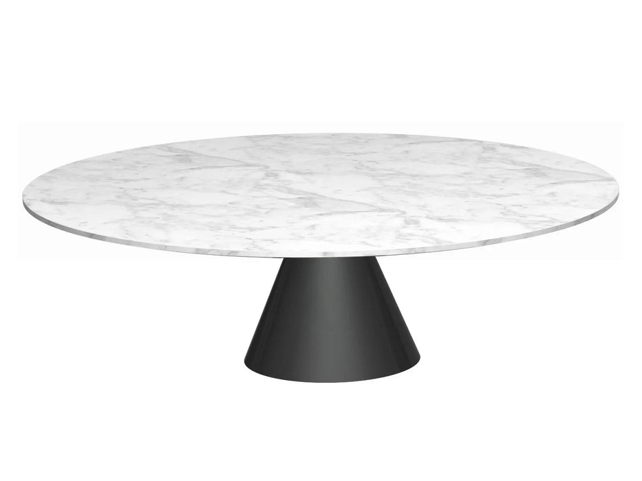 Large Circular Coffee Table Clear Glass Top & Brass Base-Cheshire Furniture Outlet