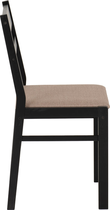 radley dining chair black with oat seat