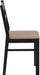 radley dining chair black with oat seat