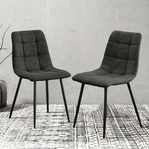 Slate Modern 2 Dining Chairs-Cheshire Furniture Outlet