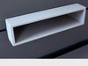 Savoye Three Drawer Chest Graphite Grey With White Accent-Cheshire Furniture Outlet