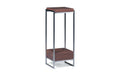 Scatola Pedestal - Dark Walnut-Cheshire Furniture Outlet