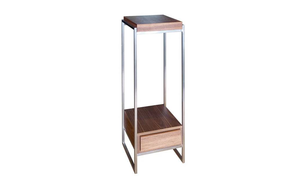 Scatola Pedestal - Natural Walnut-Cheshire Furniture Outlet